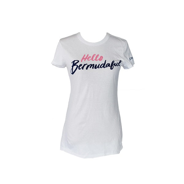 Hello Bermudaful T-shirt- Womens